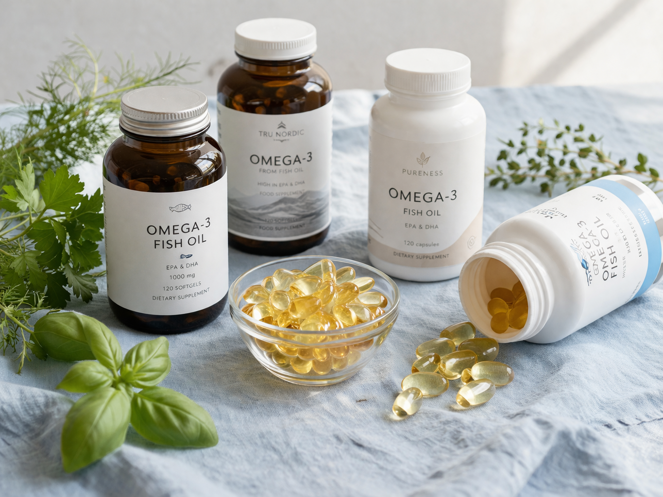 Bästa omega-3-tillskotten 2026 – Test och jämförelse