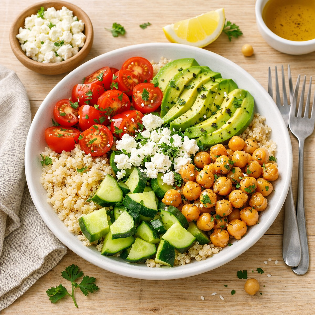 Proteinrik Quinoabowl – 4 Enkla Recept för en Nyttig Middag